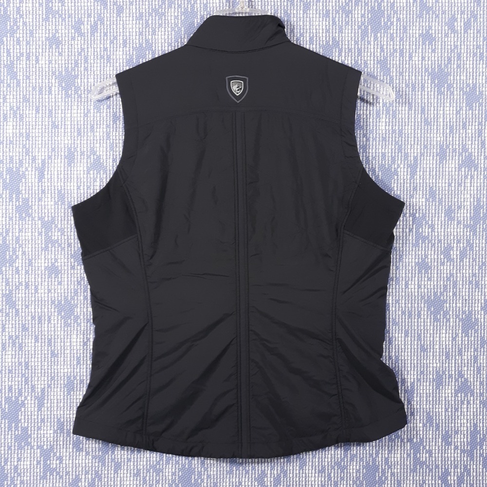Kuhl Vest Womens Large Outdoor Travel Black Full Zip The One Hiking Fleece - Picture 2 of 11